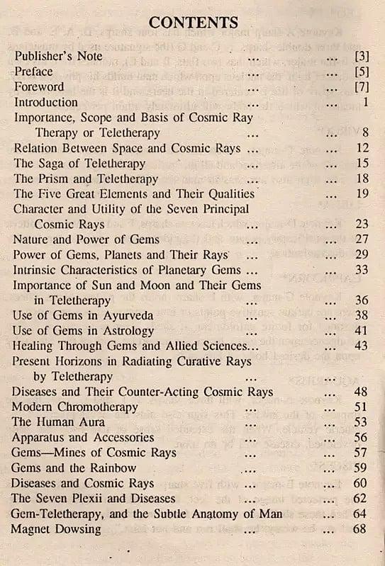 Exotic India Theory And Practice Of Cosmic Ray (Healing) An Old And Rare Book 