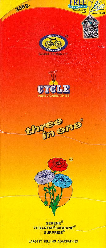 exotic india Three in One: Pure Agarbathi (Incense Sticks) 