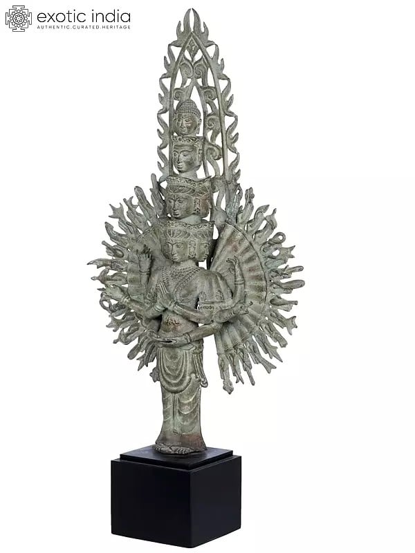 Exotic India Tibetan Buddhist Deity Thousand Armed Avalokiteshvara 