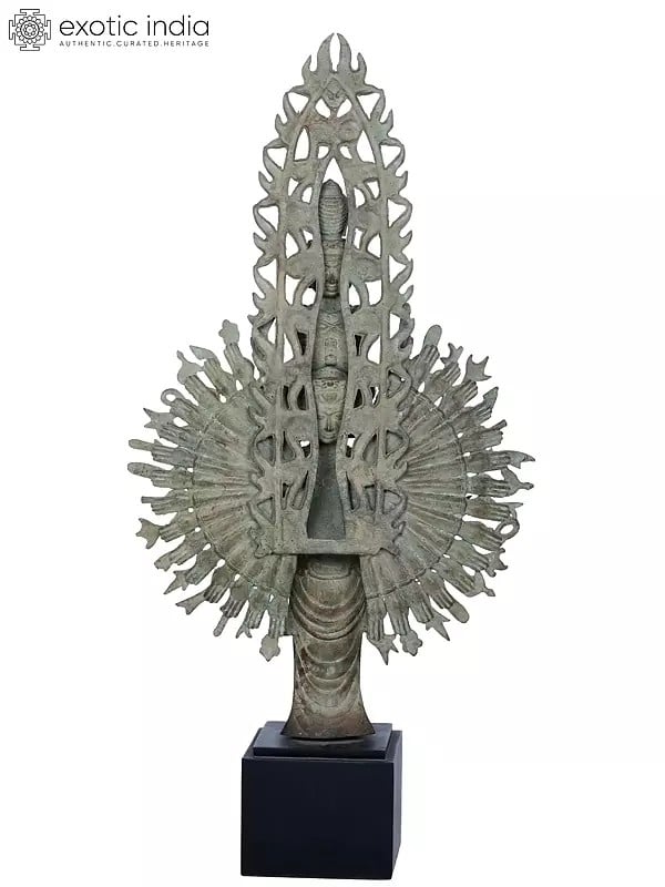 Exotic India Tibetan Buddhist Deity Thousand Armed Avalokiteshvara 