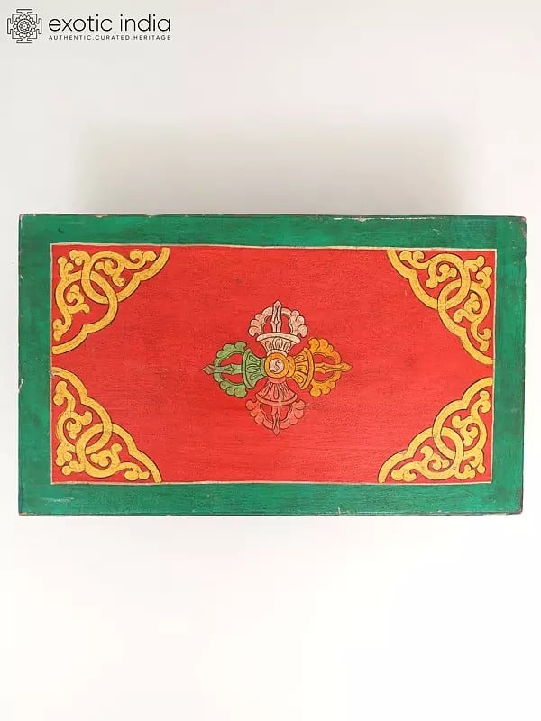 Exotic India Tibetan Buddhist Ritual Desk From Nepal 