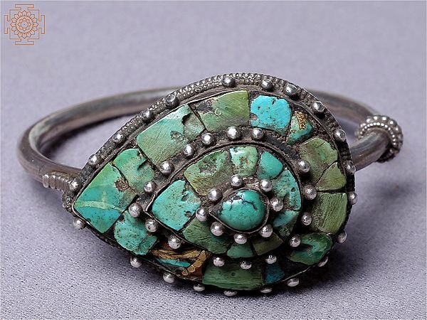 exotic india Tibetan Stud Earring | Sterling Silver Jewelry 