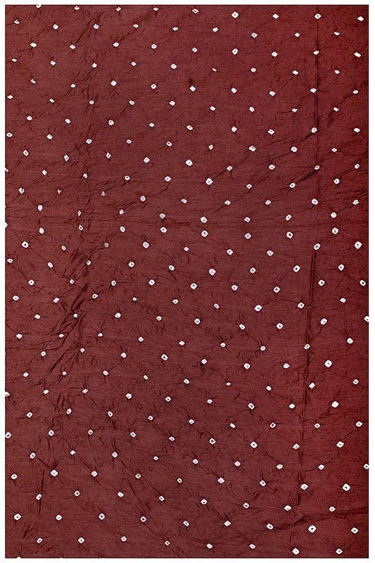 exotic india Tie and Dye Bandhani Fabric from Rajasthan