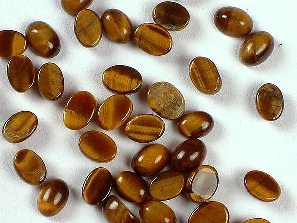 exotic india Tiger Eye mm Sized Cabochons | Gemstone Beads 