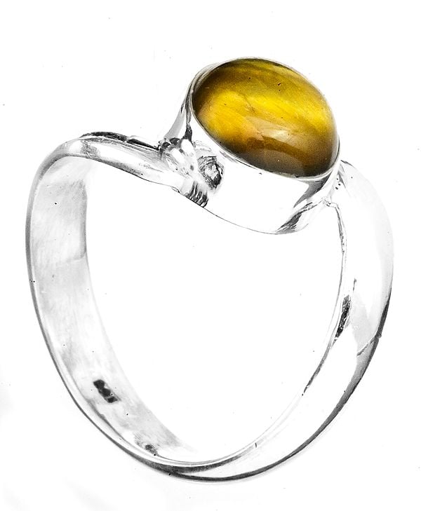 exotic india Tiger Eye Ring | Sterling Silver Jewelry 