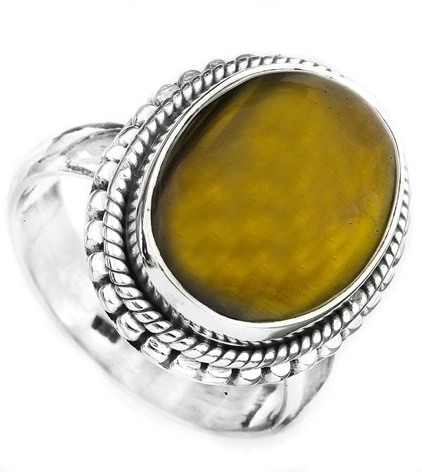 exotic india Tiger Eye Ring | Sterling Silver Jewelry 