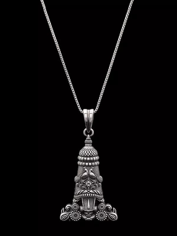 Exotic India Tirupati Balaji (Venkateshwara) Antique Finish Pendant 