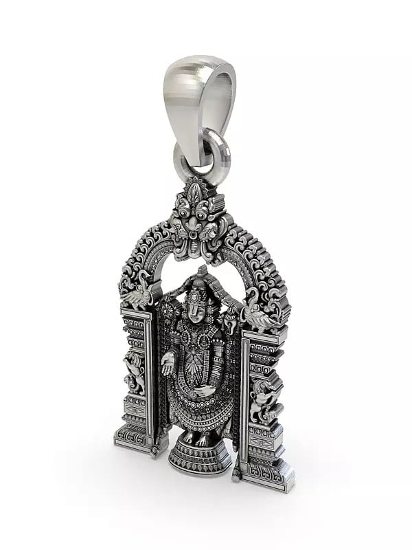 Exotic India Tirupati Balaji With Kirtimukha Arch Pendant
