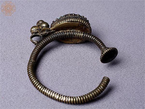 Exotic India Traditional Tibetan Earring | Sterling Silver Jewelry