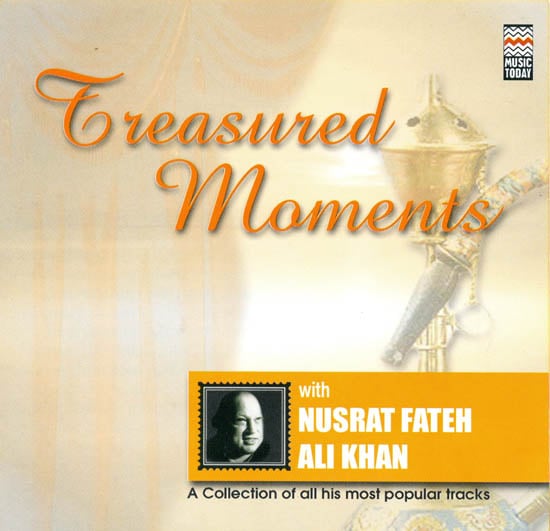 exotic india Treasured Moments With Nusrat Fateh Ali Khan “A Collection of All His Most Popular Tracks” (Audio CD) 