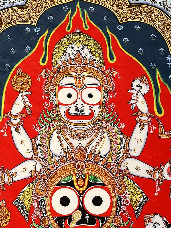 Exotic India Trinity Of Balarama Subhadra Krishna At The Temple Of Jagannatha | By Ratikanta Moharana