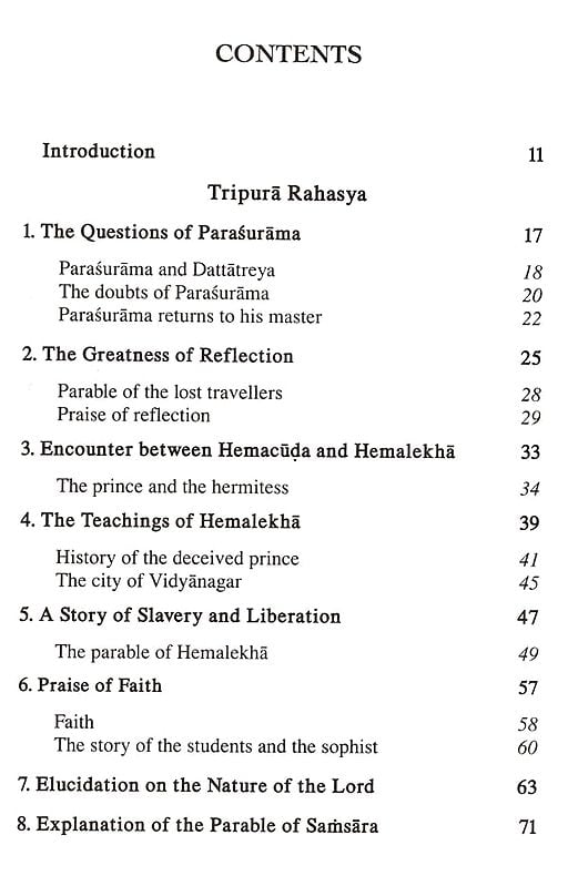 Exotic India Tripura Rahasya- The Mystery Of Goddess Tripura- Section On Wisdom (Jnana-Khanda) 