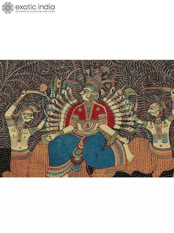 Exotic India Visat Mata - Mata Ni Pachedi | Madarpat Cotton