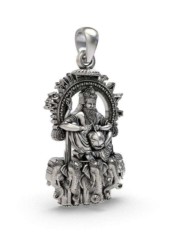 Exotic India Vishvakarman - Architect Of The Devas Pendant 