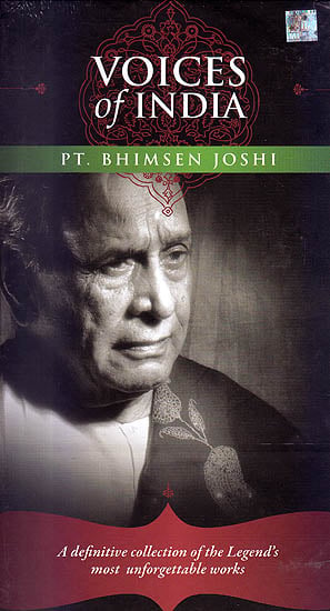 exotic india Voices of India: Pt. Bhimsen Joshi - A Definitive Collection of the Legend's Most Unforgettable Works (Set of 4 Audio CDs) 