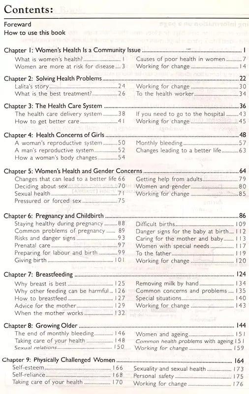 Exotic India Where Women Have No Doctor: A Resource Guide For Women's Health 