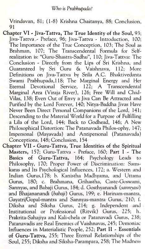 Exotic India Who Is Prabhupada? The First Comprehensive Delineation On Guru-Tattva (An Old And Rare Book) 