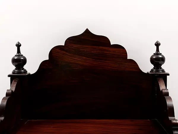 Exotic India Wooden Puja Temple | Spiritual Home Decor 