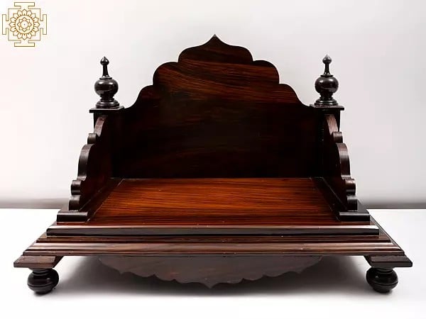 exotic india Wooden Puja Temple | Spiritual Home Decor
