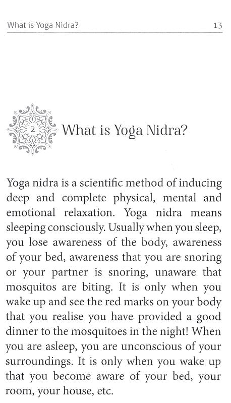 Exotic India Yoga Nidra: Ancient Yogic Technique Of Total Transformation 