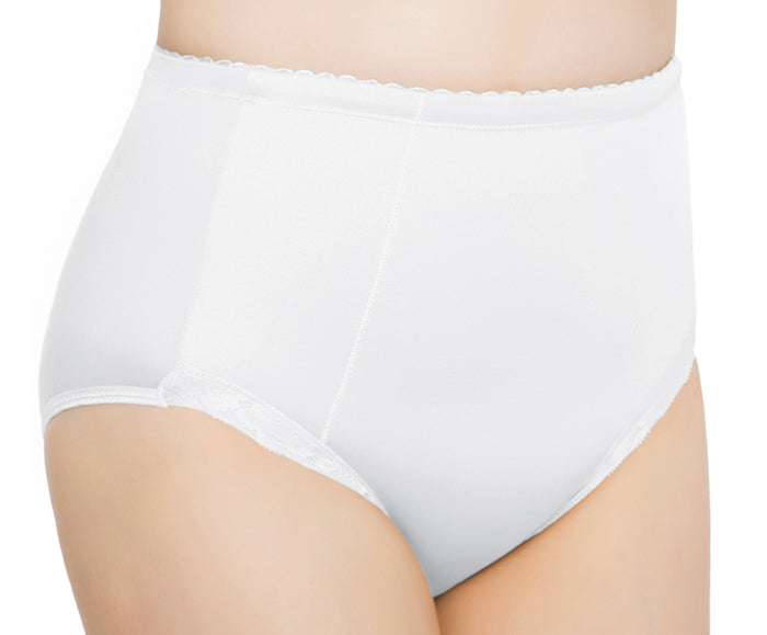 exquisite form Exquisite Form® 2-Pack Control Top Lace Shaping Panties White