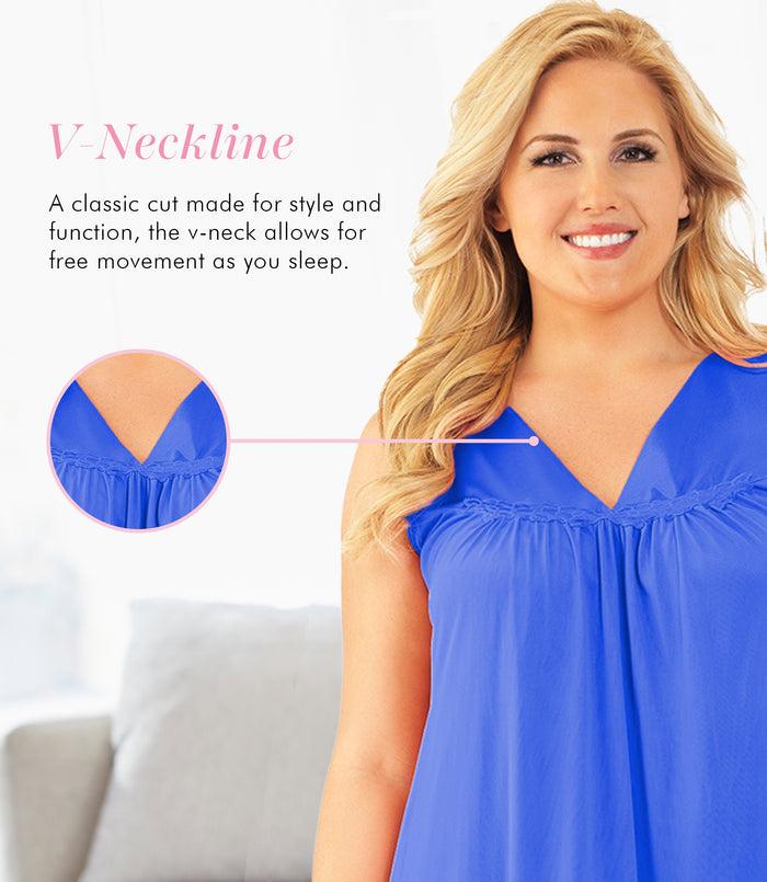Exquisite Form Short Gown Rocky Blue