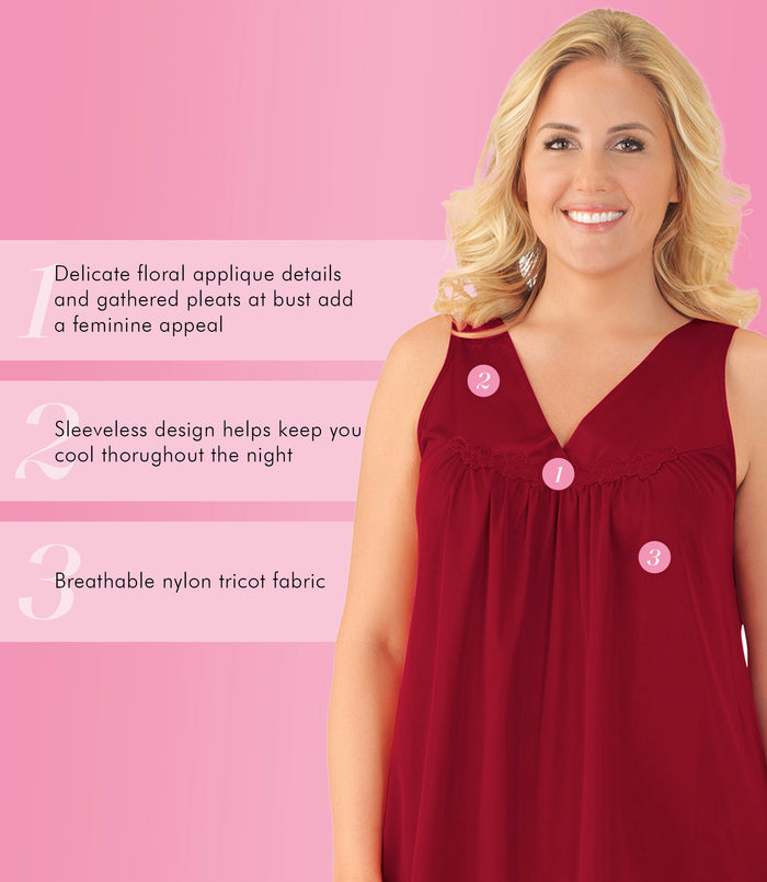 Exquisite Form Short Gown Sangria