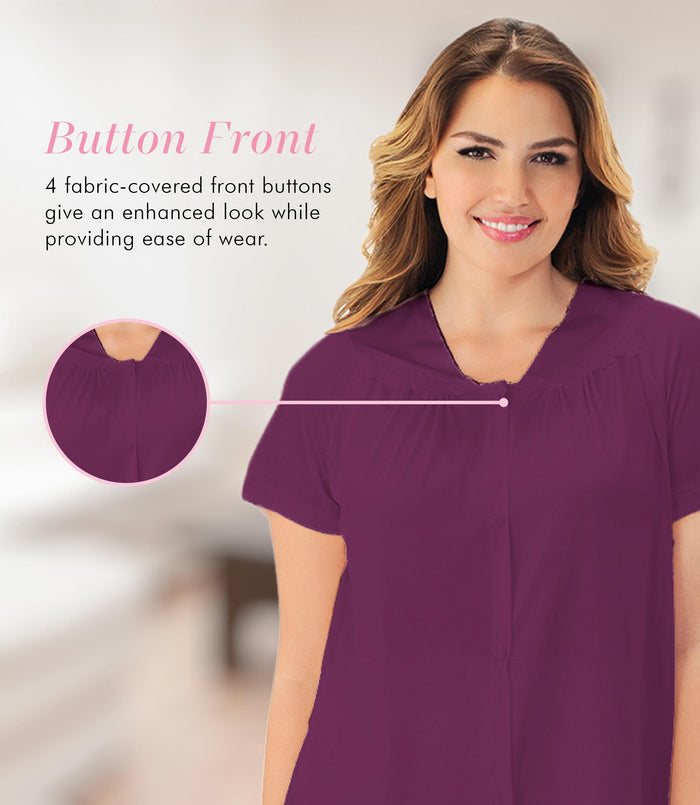 Exquisite Form Short Sleeve Pajama Amaranth
