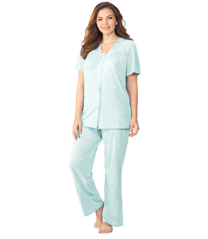 exquisite form Short Sleeve Pajama Azure Mist