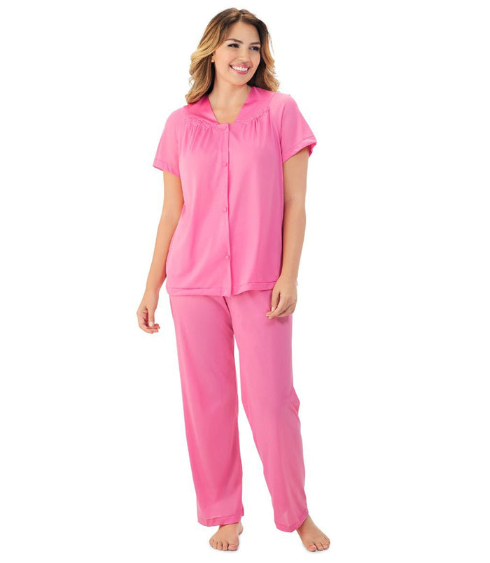 exquisite form Short Sleeve Pajama Perfumed Rose