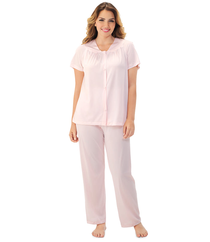 exquisite form Short Sleeve Pajama Pink Champagne