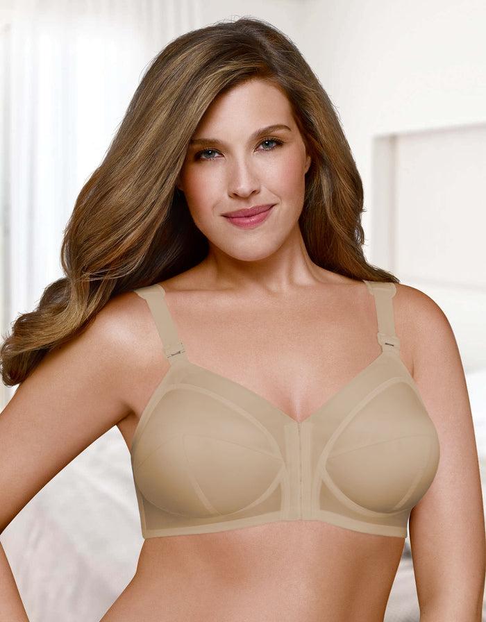exquisite form FULLY® Front Close Wirefree Classic Support Bra Beige