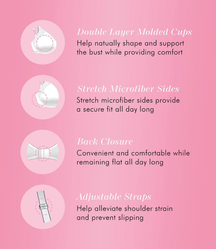 Exquisite Form FULLY® Minimizer Underwire Bra White