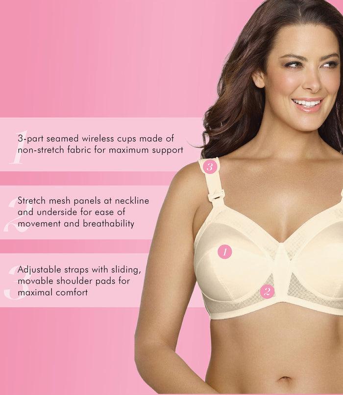 Exquisite Form FULLY® Original Wirefree Support Bra Beige