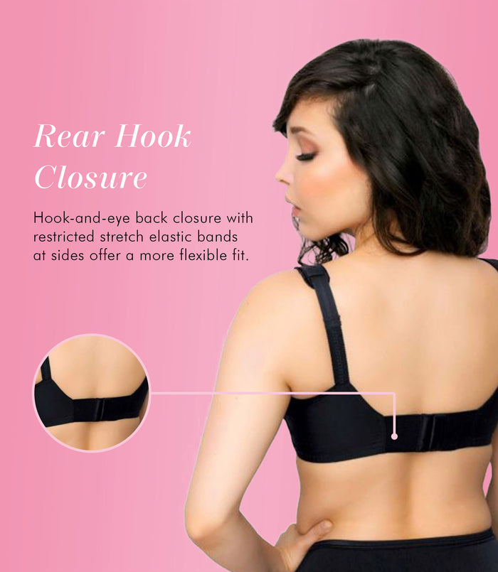 Exquisite Form FULLY® Original Wirefree Support Bra Black