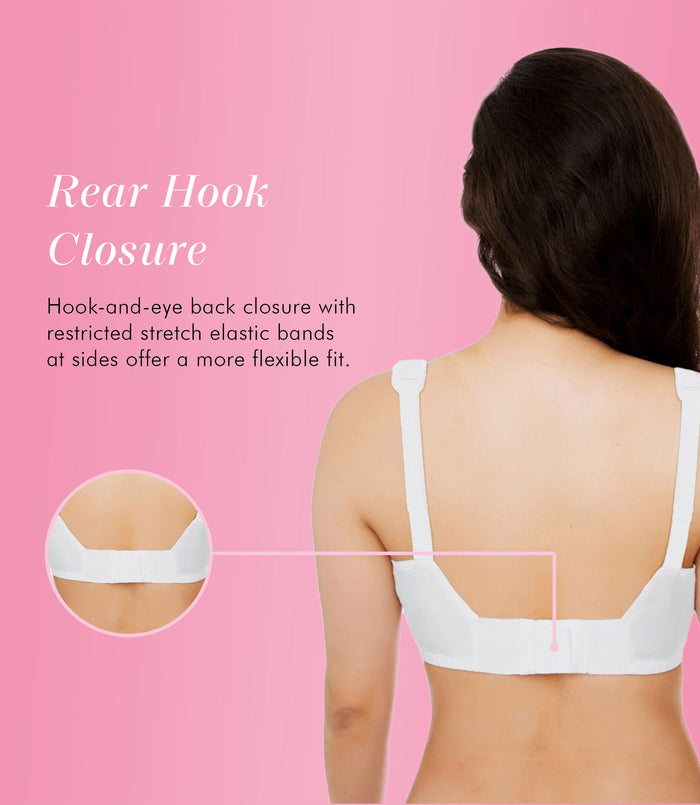 Exquisite Form FULLY® Original Wirefree Support Bra White