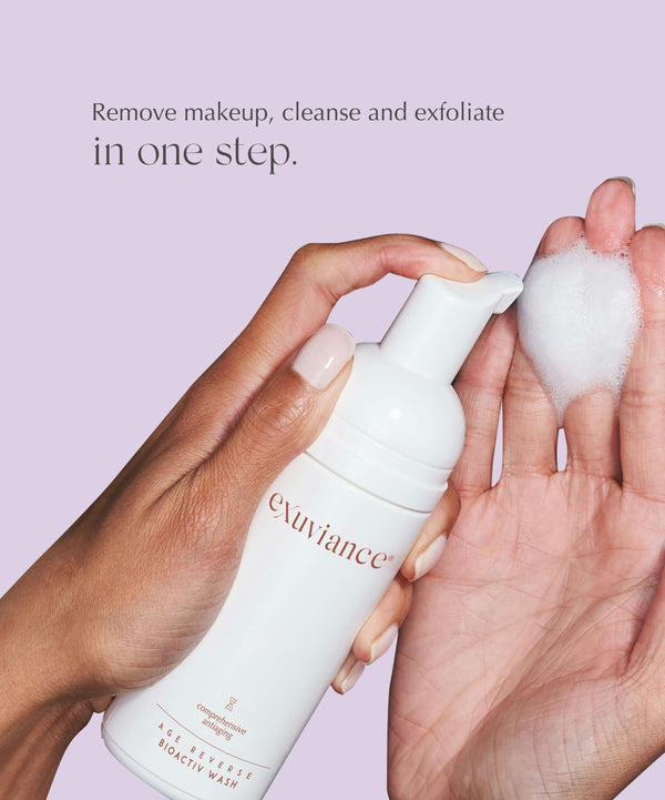 Exuviance AGE REVERSE+ BioActiv Wash Foaming PHA Facial Cleanser