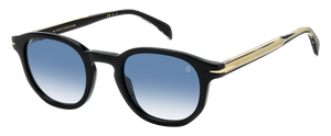 Eyewear By David Beckham DB 1007/S - Black - Blue Shaded Photocromic