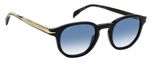Eyewear By David Beckham DB 1007/S - Black - Blue Shaded Photocromic