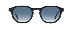 eyewear by david beckham DB 1007/S - Black - Dk Blue Shaded
