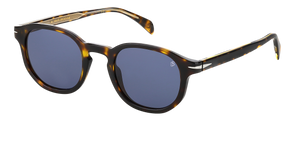 Eyewear By David Beckham DB 1007/S - Dark Havana - Blue Avio