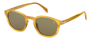 Eyewear By David Beckham DB 1007/S - Honeybrown Creamhorn - Green