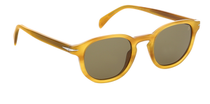 Eyewear By David Beckham DB 1007/S - Honeybrown Creamhorn - Green