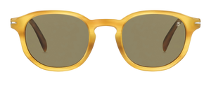 eyewear by david beckham DB 1007/S - Honeybrown Creamhorn - Green