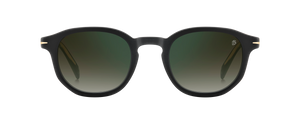 eyewear by david beckham DB 1007/S - Matte Black - Green Shaded Green Mirror