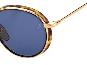 Eyewear By David Beckham DB 1033/S - Havana Gold - Blue Avio
