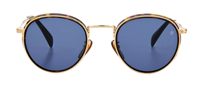 eyewear by david beckham DB 1033/S - Havana Gold - Blue Avio