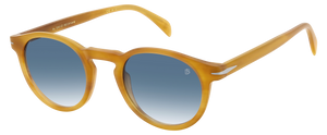 Eyewear By David Beckham DB 1036/S - Havana Honey - Dk Blue Shaded