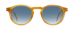 eyewear by david beckham DB 1036/S - Havana Honey - Dk Blue Shaded