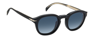 Eyewear By David Beckham DB 1080/CS - Black Gold - Blue Shaded Polarized